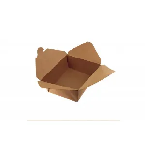 Caja kraft biopack® 1800cc 21,5x16x6,4cm