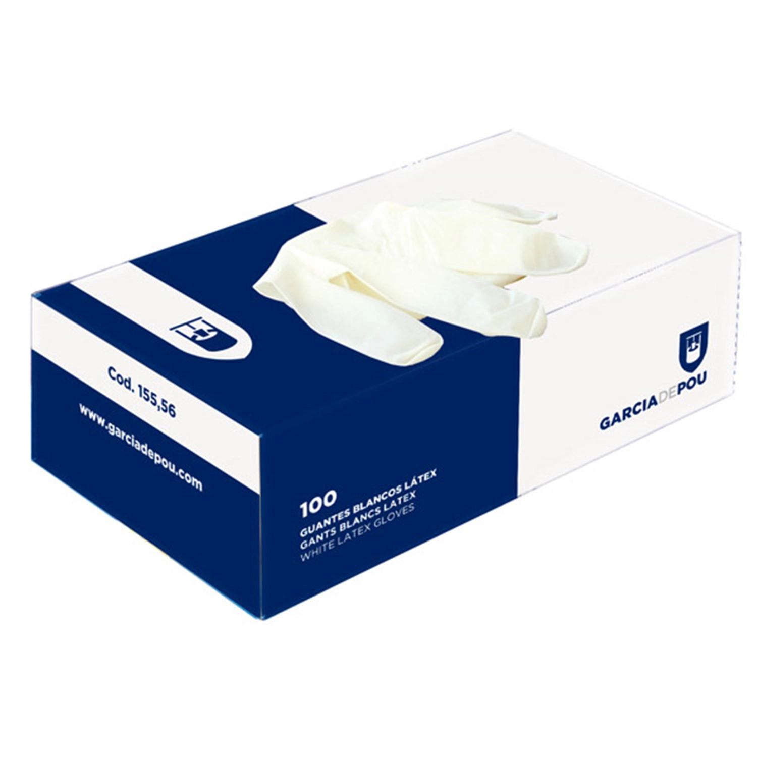 Hygostar Guanti In Vinile Ideal Long, Senza Talco, Extra Lunghi, Taglia M, Bianco (Confezione Da 100?