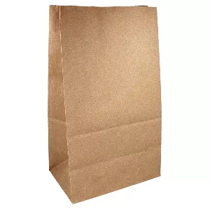 NationwidePaper 50 Sacchetti Di Carta Kraft Marrone Extra Large - 31,4x16x44 Cm, Senza Manici, Per Alimenti, Frutta, Verdura, Regali, Ecologici