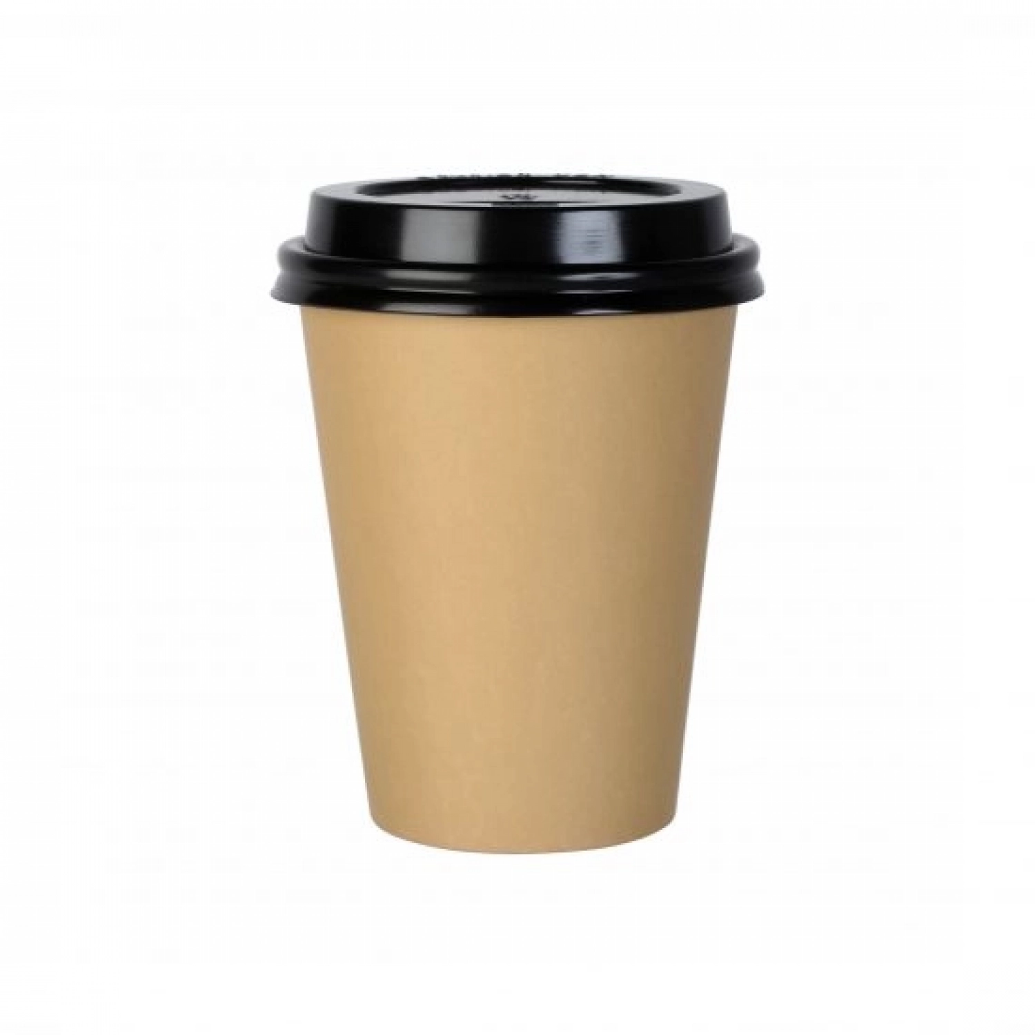 100 Gobelets En Carton à Cafe Ondulé LUX 8 Oz Avec Couvercle Blanc