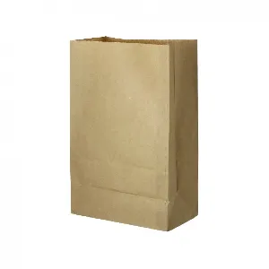 250 Uds. Bolsas de papel kraft recicladas grandes sin asas (26+14x40cm) | Ref: BP5