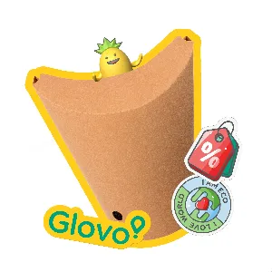 Vasos fritas con cierre 16oz - 480 ml 200 + 25pe g/m2 8,5x14 cm marrón cartoncillo (50 unid.)